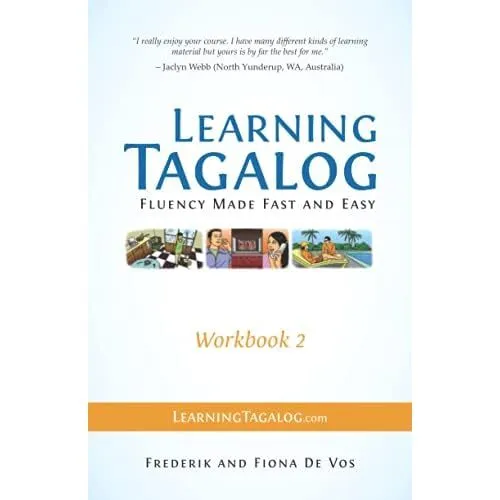 Learning Tagalog - Fluency Made Fast and Easy - Workboo - Paperback NEW Fiona De