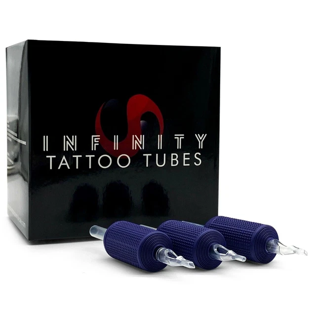 Tubos de tatuaje desechables Infinity Gen 2 - Agarre de 1 "o 1.25" con punta transparente