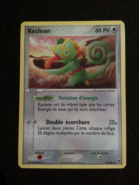 Kecleon 18/100 Rare Ex Tempête de Sable FR carte Pokémon NM