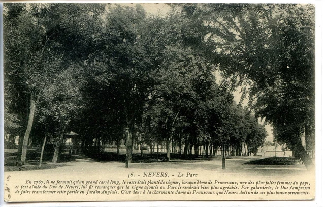 CP 58 NIEVRE - Nevers - Le Parc