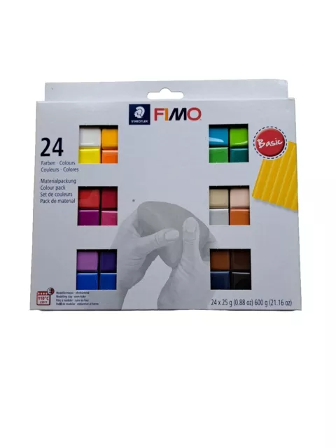 FIMO MODELLIERMASSE - 24 à 25 g - 600g -  FARBEN AUSWAHL - STAEDTLER # NEU OVP