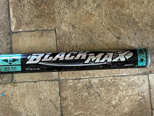Batte De Softball Easton Black Max MDL S9 3428 - 33 Pouces, 28 Oz, Alliage Noir - Vintage