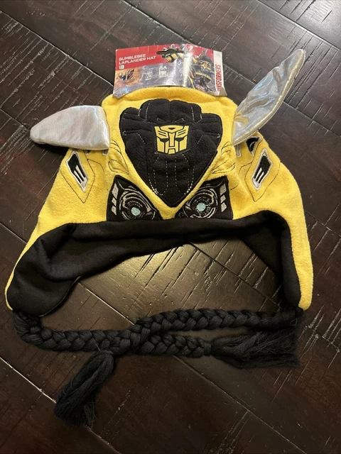 Transformer Grad Hat NEW TRANSFORMERS BUMBLEBEE Laplander Hat w Tassels Costume Adult OS £11 ...