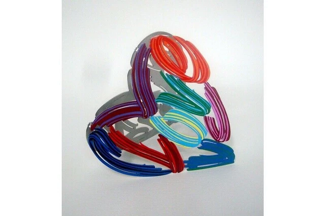 Sculpture Pop Art Métal " Coups d'amour " par DAVID GERSTEIN