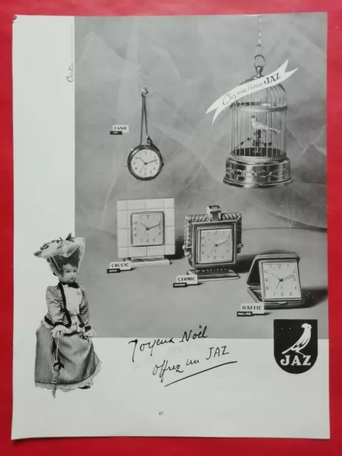 1953 JAZ CHRISTMAS Awakening Press Advertisement Automobile FREGATE 11CV Modern