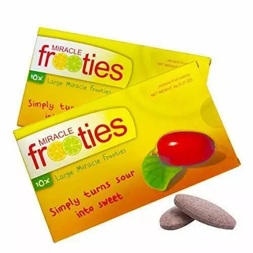 Miracle Frooties Berry Fruit Tablets Large XL - 2 Packs