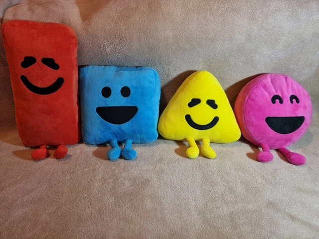 CBEEBIES MR MISTER Maker Shapes Soft Plush Toy I Am A Shape 4 Figures CBEEBIES MR MISTER Maker Shapes Soft Plush Toy I Am A Shape 4 Figures