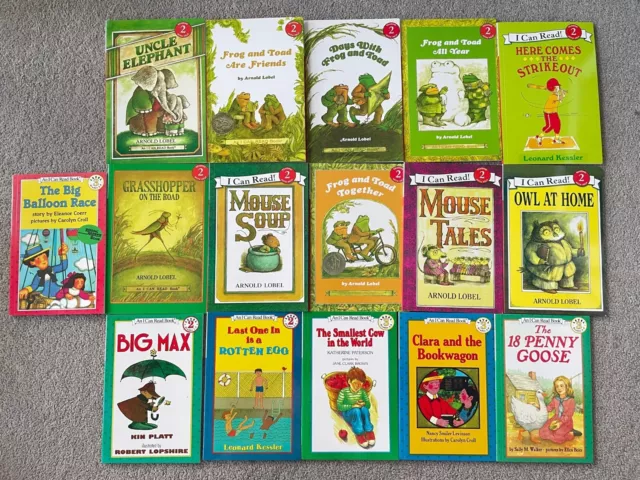 16 X I can Read Book Set Books by Arnold Lobel Frog and Toad Paperback