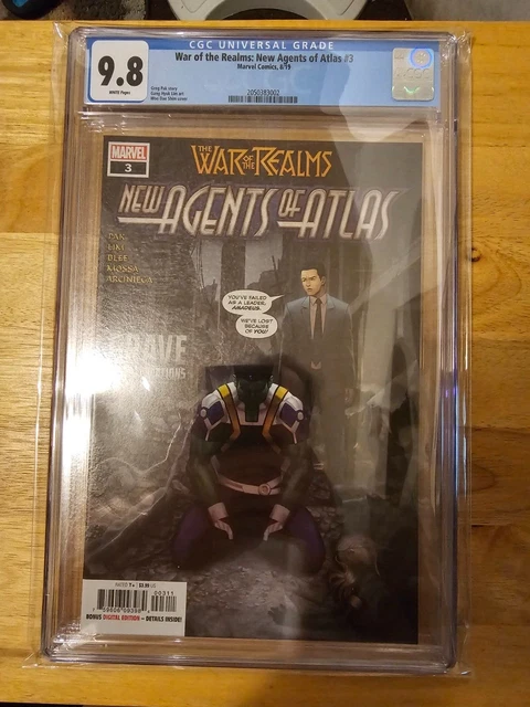 War of the Realms: New Agents of Atlas #3 CGC 9.8 Marvel Comics 2019