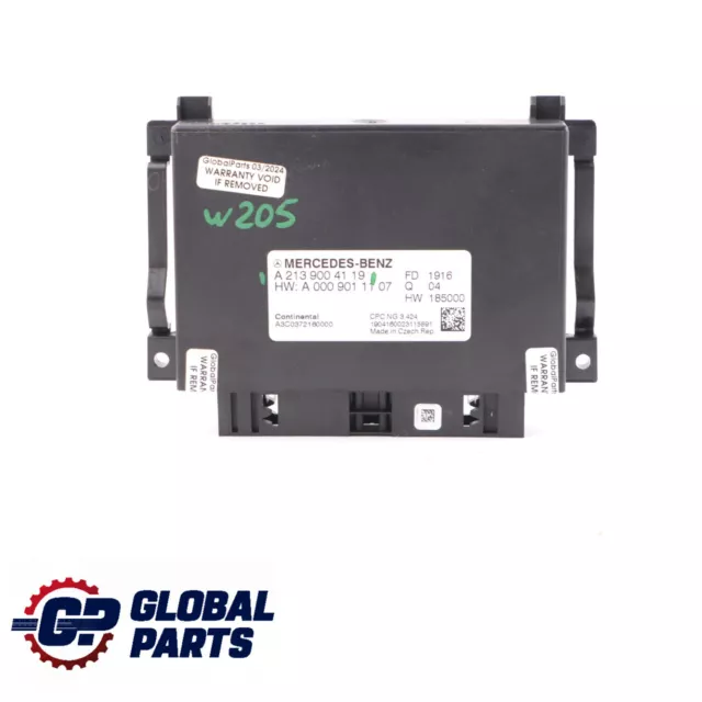 Módulo Mercedes W205 Unidad de Control de la Caja de Cambios A2139004119