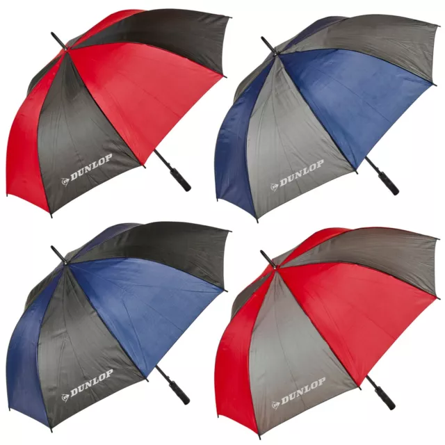 Dunlop Automatic Auto Open Golf Rain Wind Resistant Umbrella Unisex Brolly 48"