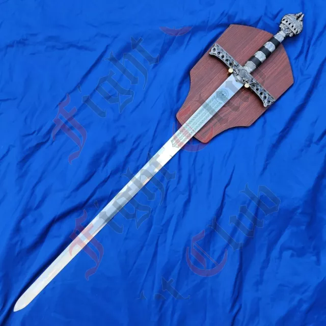 Kneeling Templar Sword - decorative Crusader arming sword