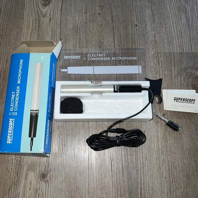 VINTAGE SUPERSCOPE / Marantz EC1 Electret Condenser Microphone New Old