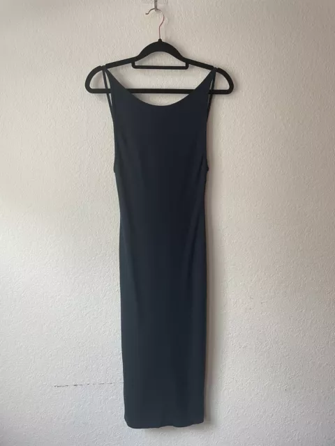 Women’s American Apparel Maxi Bodycon Dress Navy Blue Size XS