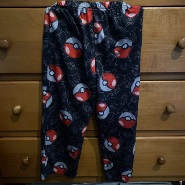 Pokémon Poke balls Gray Pajama Pants Youth Small 6 (m2)