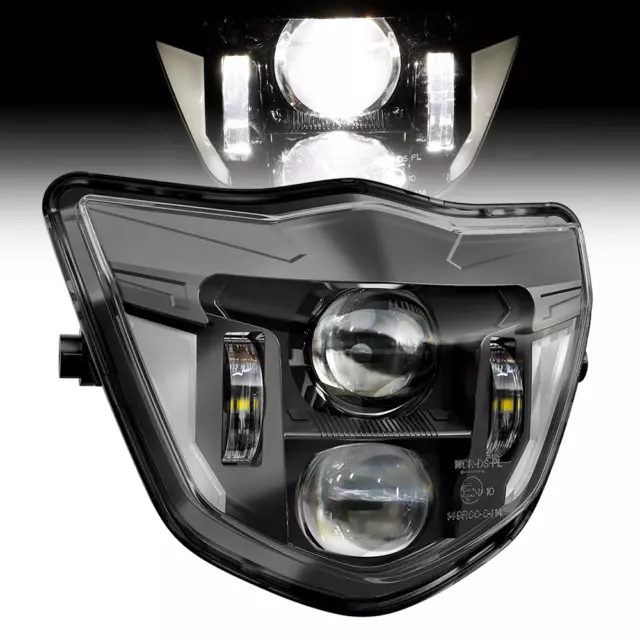 LED Headlight Assembly W/DRL High Low Beam For YAMAHA WR 450F 2012-24 250F 14-24