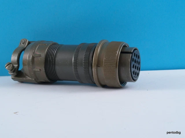Amphenol 14pin female connector 10-260390-27S kit with calle clamp   military