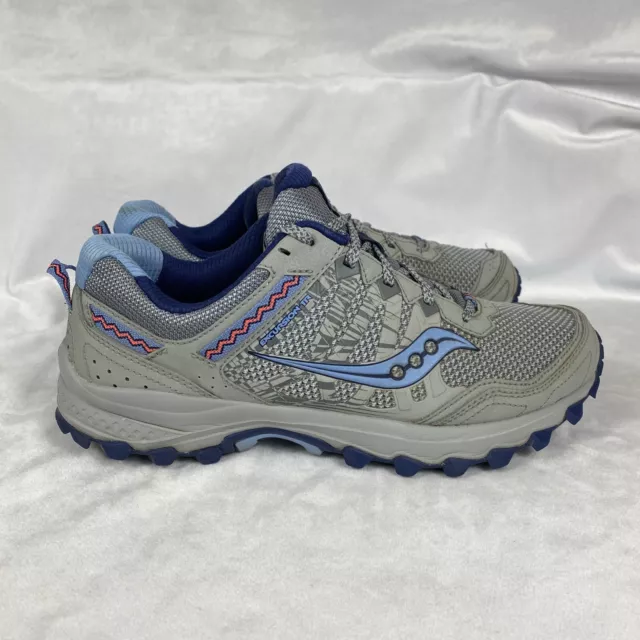 SAUCONY WOMENS EXCURSION TR12 Trail Running Shoes Gray S10452-1 Size 9. ...