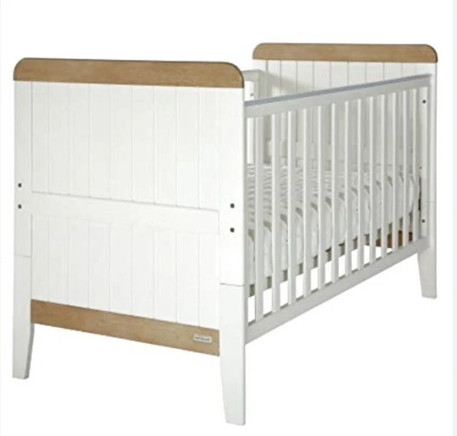 Mamas And Papas Prairie Cotbed 2in1 In Ivory- Immaculate Condition