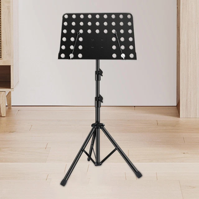 Music Stand Collapsible Stable Professional Tripod Heavy Duty Desktop Book Stand