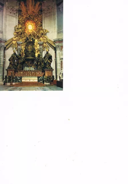 1 x AK color, Citta del Vaticano, Peterskirche, "La Gloria", (Bernini), ungel.