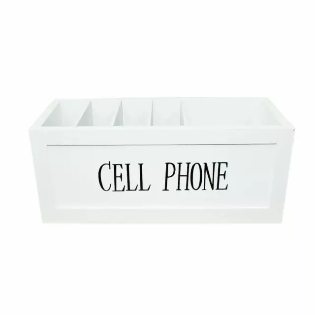 Móvil Organizador Control Remoto Teléfono Caja" Cell "Almacenamiento Shabby Chic