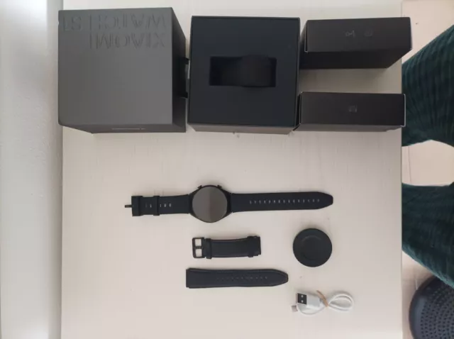 Xiaomi Watch S1 46mm Cassa Nera con Cinturino di Silicone Nero Orologio...