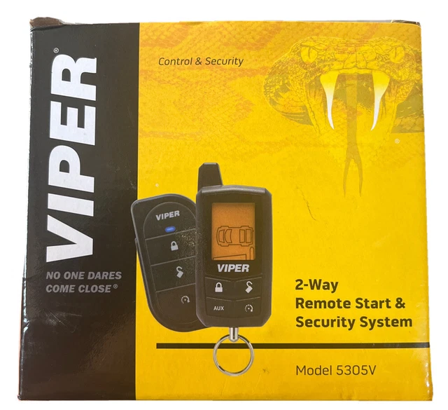 Viper 5305V 2-Way LCD Car Alarm Start System - Black
