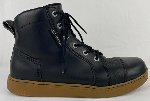 Harley Davidson Stivali Uomo Breman, Pieno Fiore 4.5 Pollici, Suola In Gomma, Taglia 44