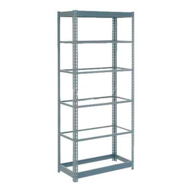 Boltless Heavy Duty Shelving 36"W x 18"D x 60"H, 6 Shelves, No Deck