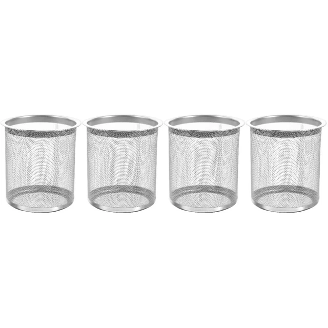 4pcs Casque à thé en inoxydable Insérer des accessoires de thé à thé à thé