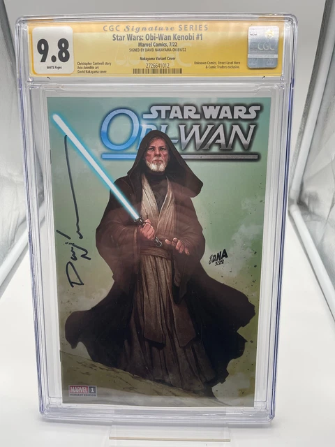 Star Wars Obi-Wan Kenobi 1 Nakayama Signed Variant CGC 9.8 SS