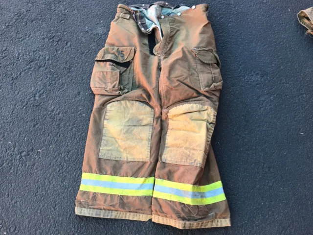 Janesville FireFighter Bunker TurnOut Gear Pants W/ Liner 2002 42R #32