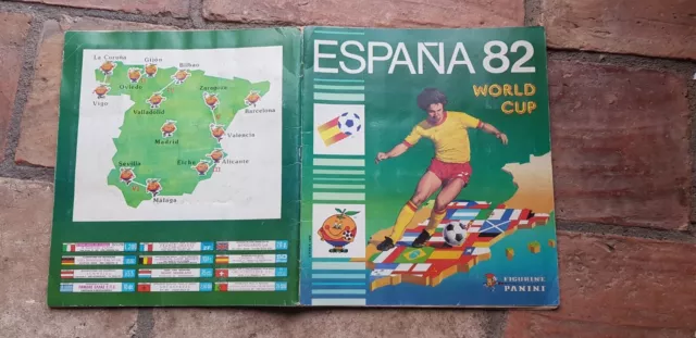 Panini Sammelalbum WM 1982 Spanien fast komplett 8 Fehlbilder