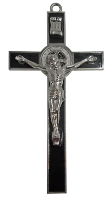 Crocifisso in metallo argentato San Francesco Rosarybeads4u 979 