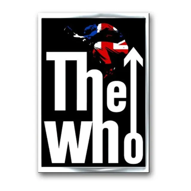 The Who Badge Leap Union Jack Classic Band Logo Official New Metal Lapel Pin