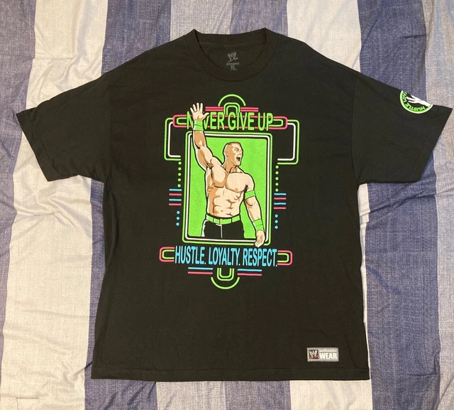 WWE JOHN CENA You Cant See Me Mens T Shirt Sz XL Black Wrestling Nevwr