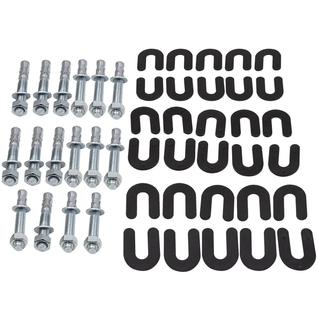 LIFT INSTALLATION INSTALL Full Kit 16 Wedge Anchor Bolts & 30 Pack