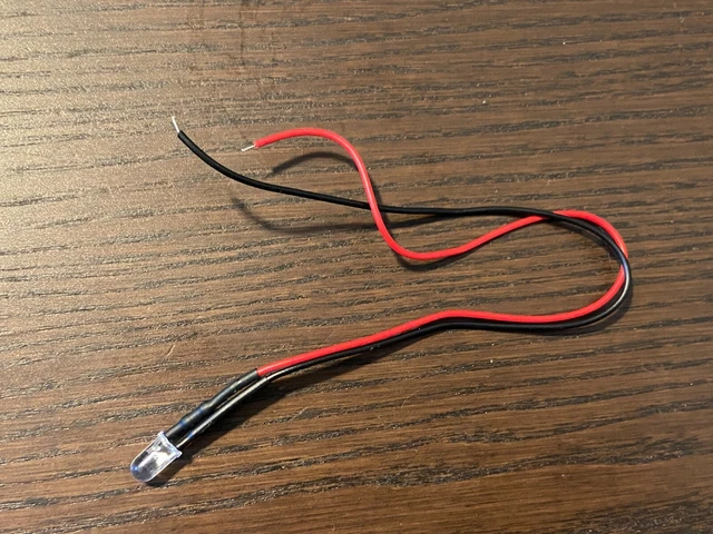 1 New COOL WHITE Wired 5mm LED Light Pioneer SA-8800 SA-9800 SA-8500 SA-9500 II