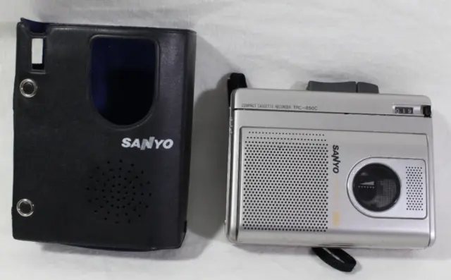 WALKMAN K7 SANYO TRC850C dictaphone cassette recorder VAS voice activated system