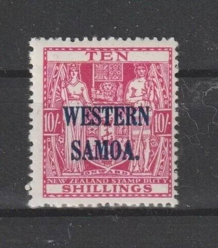 Western Samoa 1935 Soprastampato Fiscale 10 S.1 Val MNH Yvert 132 MF98412