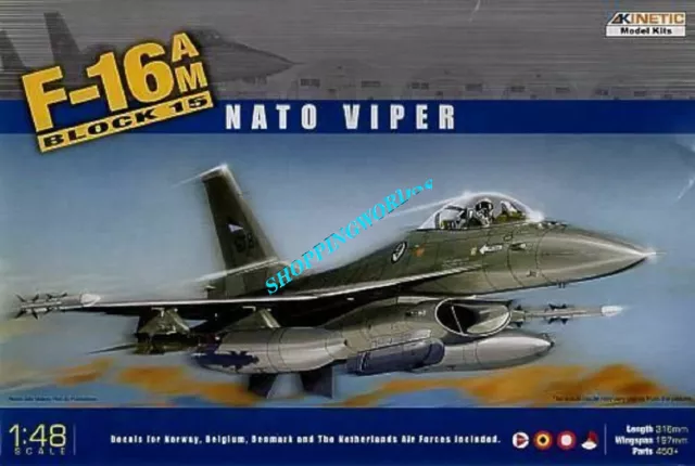 KINETIC K48002 1/48 scale F-16AM BLOCK 15 NATO VIPER