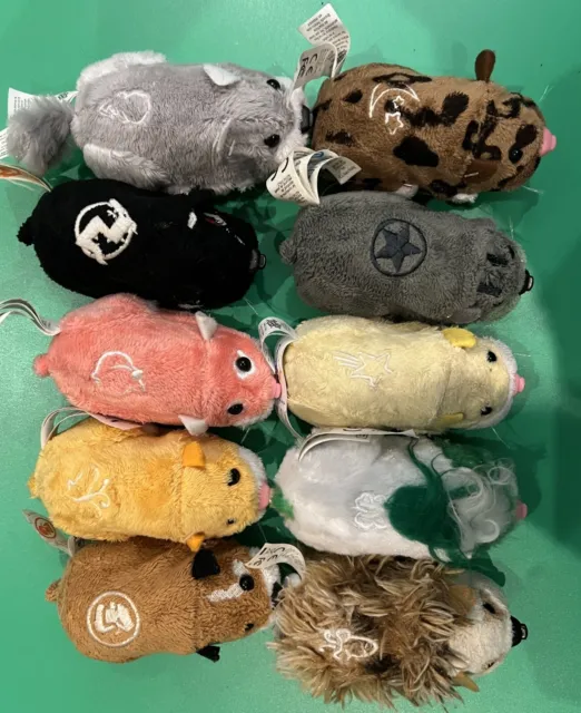 10 x Zhu Zhu Pets Hamster Hamsters Pipsqueek,Nilla, Nugget, Peachy, Cappuccino +