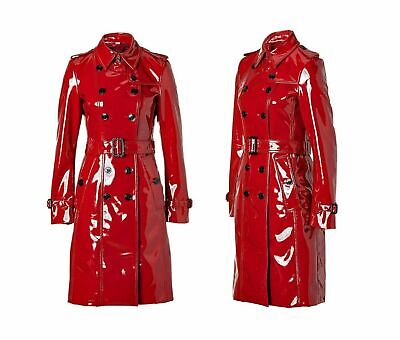 Classic Fit Vinyl Trench Raincoat Women's Trench Coat All sizes