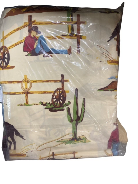 Juego de hojas dobles Sweet Jojo Designs Wild West Cowboys Steers Western
