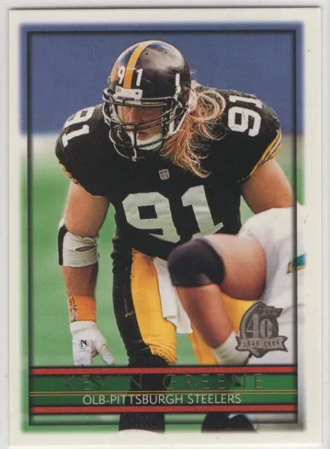 1996 Topps Football Pittsburgh Steelers Team Set