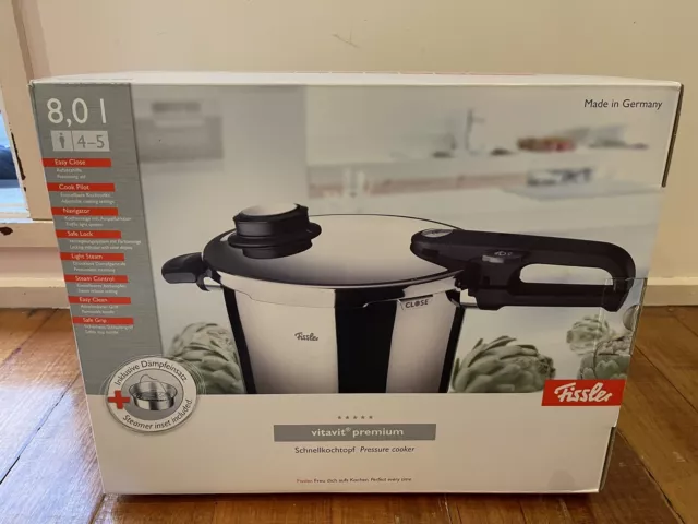 Fissler Vitavit Premium Pressure Cooker 26 cm, 8 ltr.