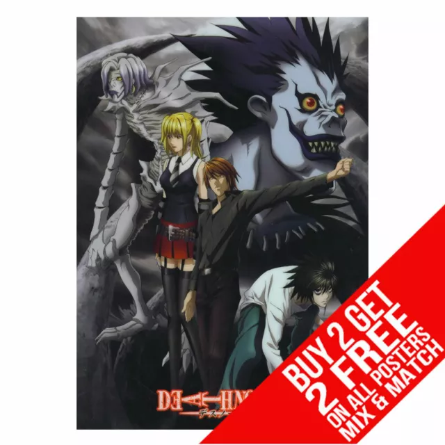 Death Note Bb1 Manga Anime Poster Art Print A4 A3 Size Buy 2 Get Any 2 Free