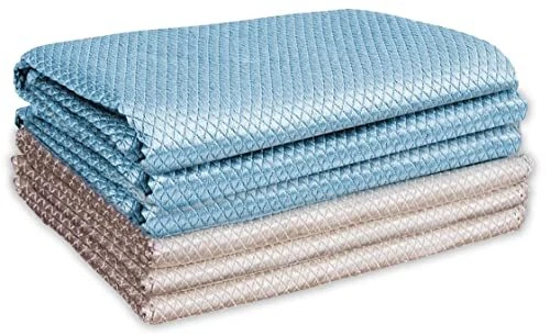 Nanoscale Microfiber Cleaning Cloth, Cleaning Rags, Reusable Kitchen Microfib...