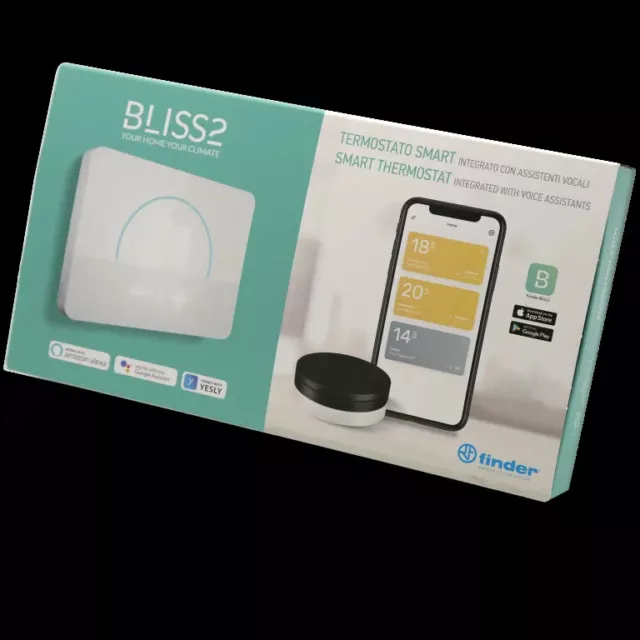 Termostato Bliss2 Smart Finder + Gateway Compatibile Google Alexa